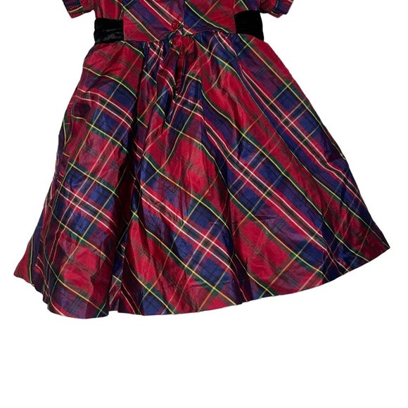 NWT Gymboree Plaid Christmas Dress Baby Girls 18 24 Months Holiday Silk Layered - Picture 9 of 10
